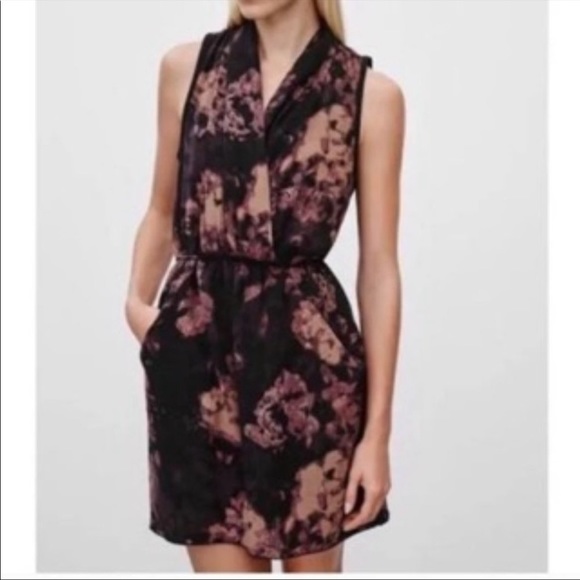 Wilfred Sabine Dress - Purple & Mauve Print - Picture 2 of 4